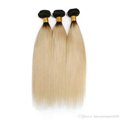 elibess hair ombre 1b 613 dark roots blonde 100g one piecebrazilian remy hair extension straight