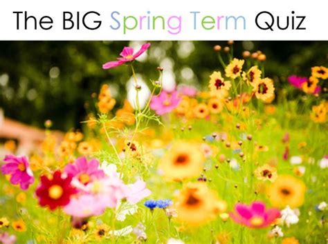 Spring Term Quiz 2021 Teaching Resources