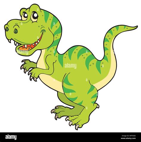 Cartoon Tyrannosaurus Rex Imagen Vector De Stock Alamy
