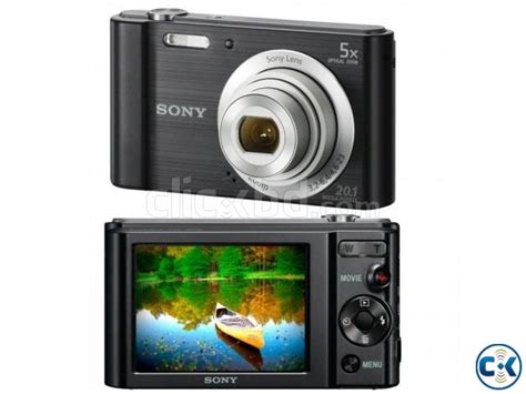 SONY DSCW800 B 20 1 MP Cyber Shot Digital Camera Black