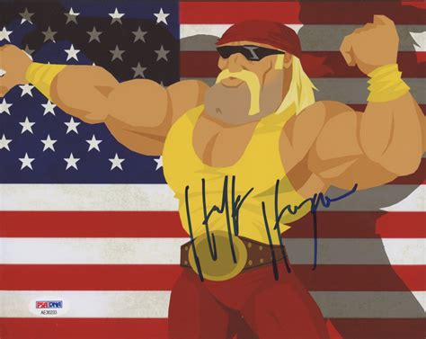 Hulk Hogan Signed Wwe 8x10 Photo Psa Coa Pristine Auction