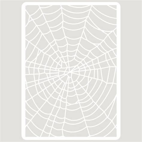 Stencil Airbrushing Background 013 Spider Web