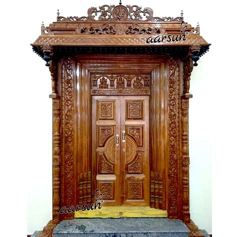 Pooja Door Carving Pooja Room Door Design Pooja Door