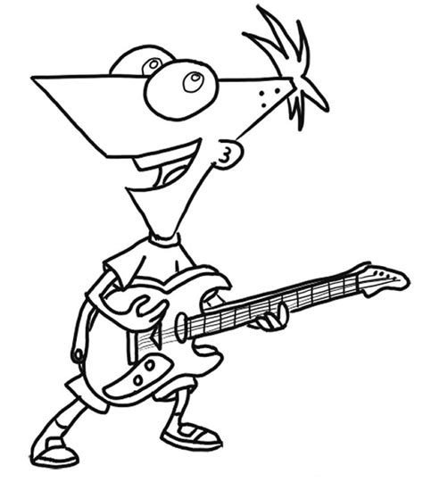 Each episode of phineas and ferb consists of three scenarios, the main scenario which concentrates on phineas and ferb, and small scenarios involving candace and her friends or agent p and dr. Coloring Pages