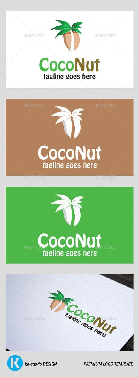 Best Coconut Logo Images Coconut Logos Logos Design