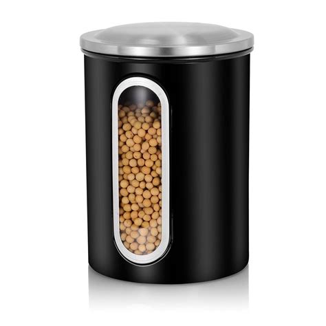 Oxo's iconic pop canisters get a sleek style update complete with a gleaming stainless steel lid. Kitchen Food Storage Canister Set For Ideahome Stainless ...