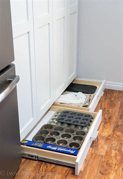 Don t forget the toe kick kitchen cabinets toe kick kitchen. Toe Kick Drawers for additional storage below cabinets ...