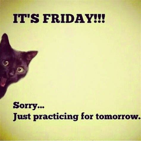 Its Friday Sorryjust Practicing For Tomorrow Funny Thursday