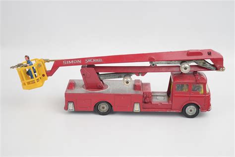 Vintage Corgi Major Toys Simon Snorkel Fire Engine Diecast Truck