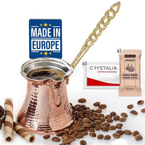 Buy Crystalia Premium Turkish Coffee Pot Handmade Turkish Coffee Maker