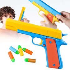 Kandall Toy Gun Colt Toy Pistol With Pcs Colorful Soft Bullets