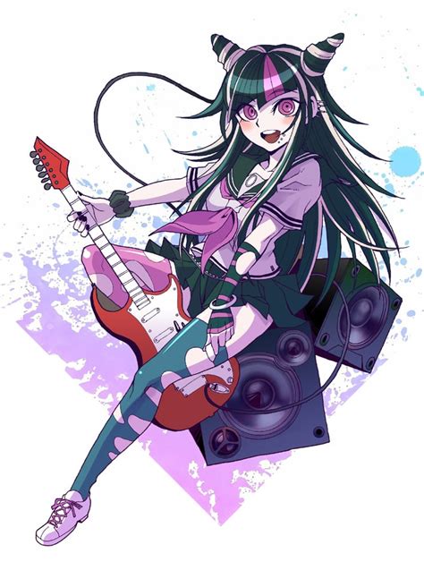 Ibuki Mioda Rocking Her Guitar Danganronpa Rawwnime