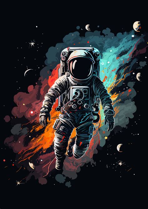 Wall Art Print Astronaut 2