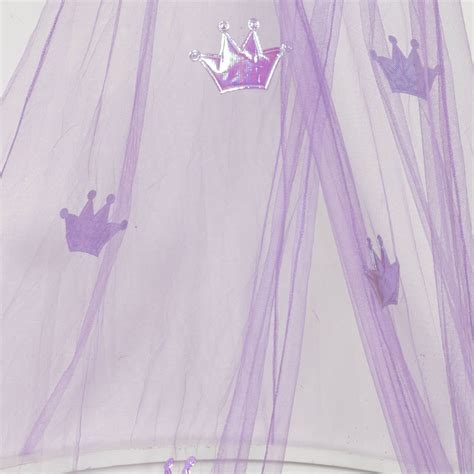 Brand new octorose 4 poster canopy double bed 193 x219 x244cm purple fly net. KIDS CHILDRENS GIRLS PRINCESS CROWN BED CANOPY INSECT ...