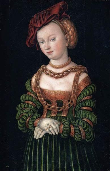 Portrait Of A Young Woman C1530 Lucas Cranach The Elder Deutsche