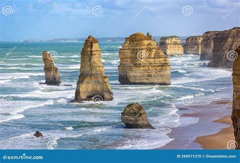 Seascape Of The Twelve Apostles On The Great Ocean Road Australia