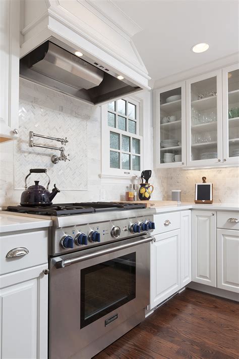 Fill the biggest pots and pans directly on the stovetop with the kingston brass restoration kitchen pot filler. kitchen-design-custom-pot-filler-wall-mounted-faucet ...