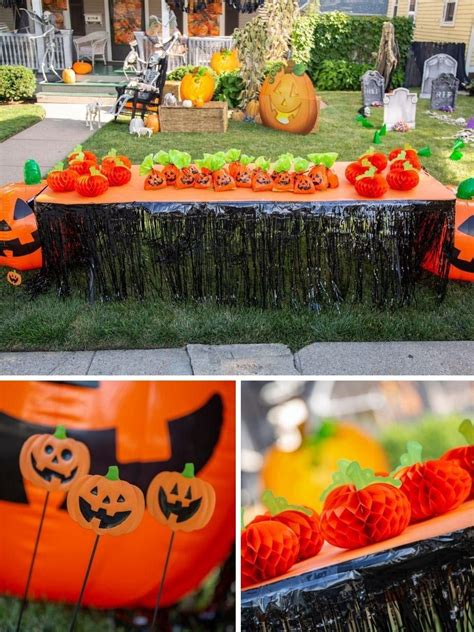 Halloween Trick Or Treat Driveway Table Ideas Fun365 Halloween