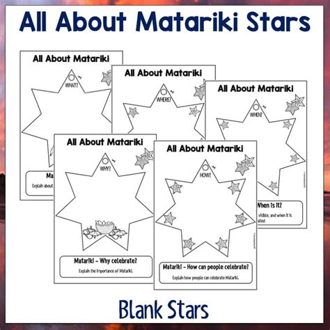 Matariki Star Activities 3d Ornament And Display Top Teaching Tasks