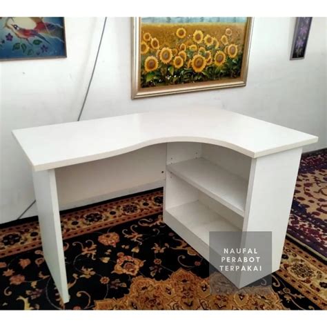 Meja L Shape Naufal Perabut Terpakai Furniture And Home Living
