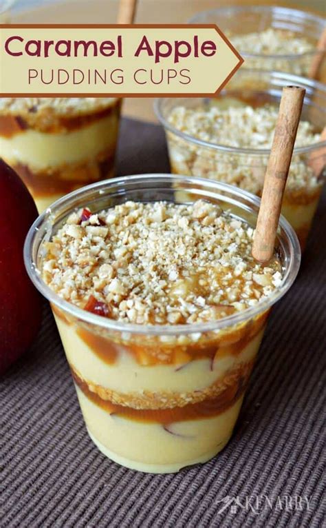 Enjoy these guilt free recipe ideas to top a dessert cup for under 200 calories each. Caramel Apple Pudding Cups: A Sweet Treat for Fall