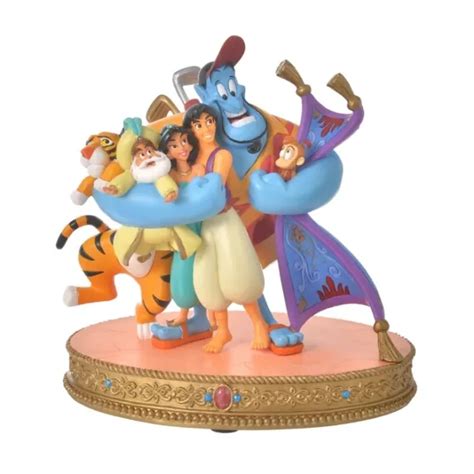 Disney Store Aladdin Figure Story Collection Genie Jasmine Collectible