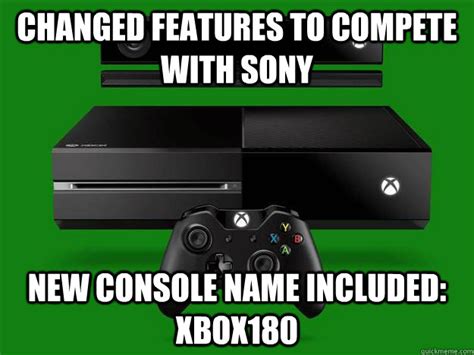 Changed Features To Compete With Sony New Console Name Included