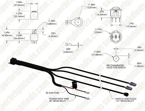Repeat the exact same process with the loop from your second black wire. LED Light Wiring Harness with Switch and Relay - Dual ...