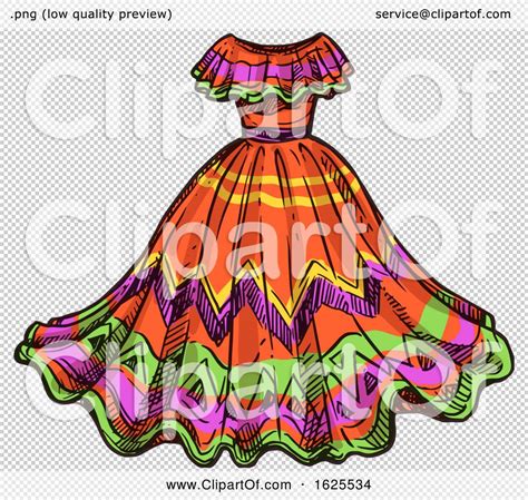 mexican dress by vector tradition sm 1625534