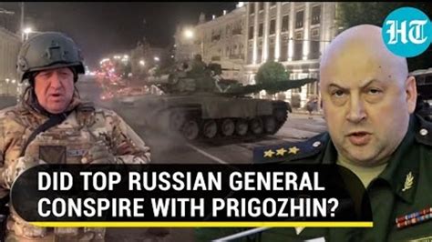 Putin Glare On Surovikin Amid Reports Top Russian General Knew About