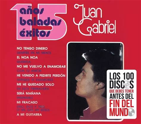 Juan Gabriel 15 Años 15 Baladas 15 Éxitos Cd Colección