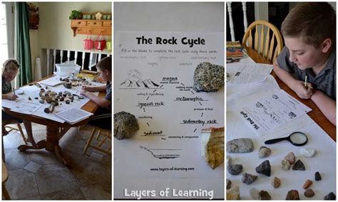 Learning About Rocks Identification Exploration Layers Of Learning