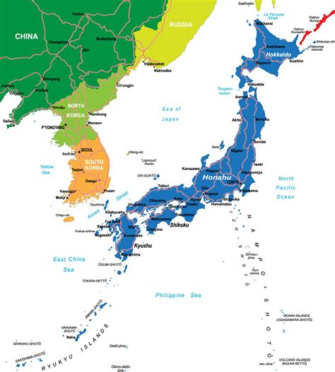 Japan Map Guide Of The World
