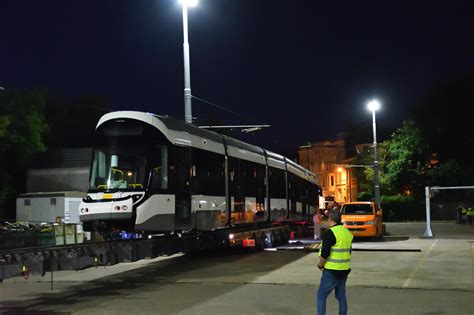 CAF Urbos tram arrives in Oostende | Urban news | Railway Gazette ...