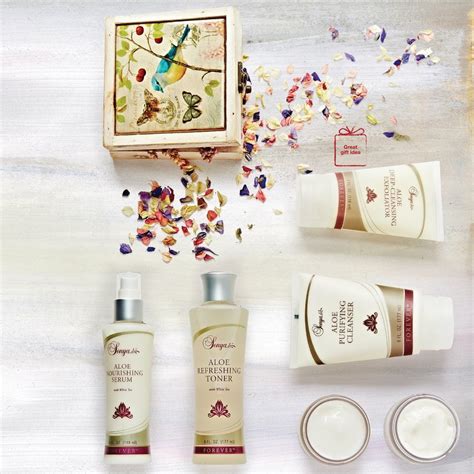 The Sonya Skin Care Range By Forever Living Products Used Break Through Anti Ageing Technology
