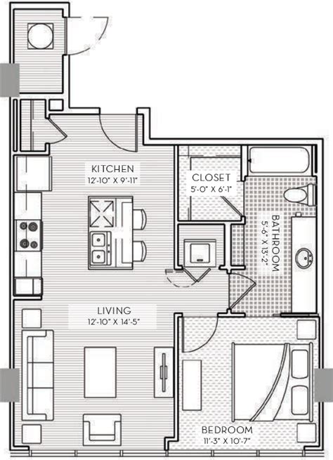 Kansas City Apartment Floor Plans One Light Luxury Apartments Kansas