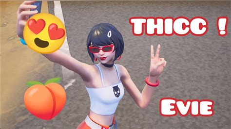 Evie Is Thicc Fortnite Booty Showcase Youtube