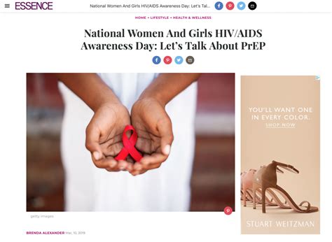 Essence Magazine National Women And Girls Hivaids Awareness Day Let