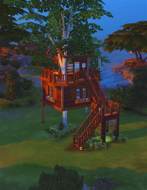 A Fun Little Treehouse For Child Sims Rthesims