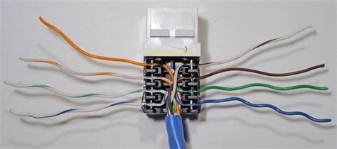 Cat 5 wiring diagram for home networks security systems and phone. cat5e keystone jack wiring diagram