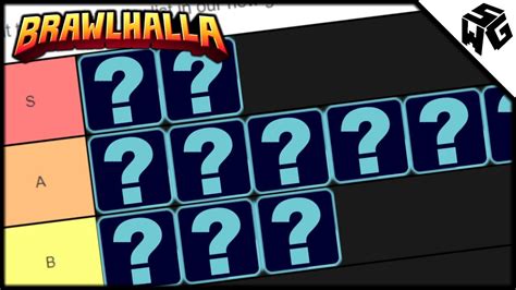 By samuel stewart november 26, 2020. The REAL Weapon Tier List - Brawlhalla - YouTube