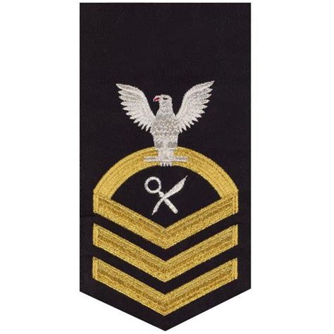 Usn E 7 Seaworthy Gold On Blue Intelligence Specialist Rating Badge