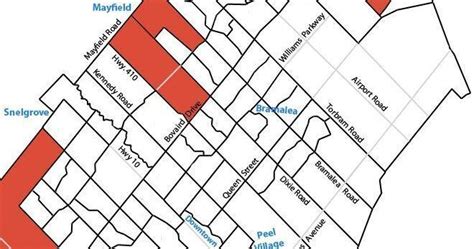 Map 10 Brampton Neighbourhoods With Most Covid 19 Cases In 2020