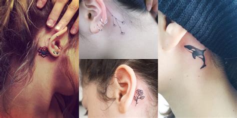 40 Tatuaggi Femminili Da Farsi Dietro Lorecchio