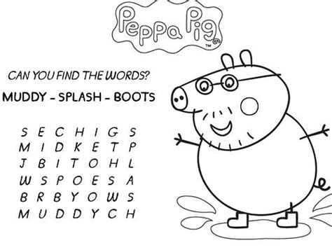 peppa pig activity printables freebies pinterest activities
