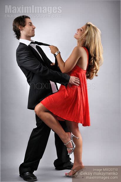 Photo Of Young Woman Flirting With A Man Stock Image Mxi20710