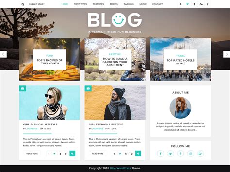 Top Blog Wordpress Themes For Personal Blogging