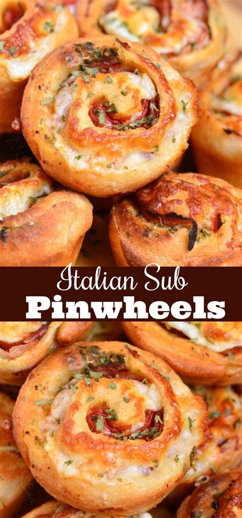 Italian Sub Pinwheels These Pinwheels Are Easily Made In 30 Minutes