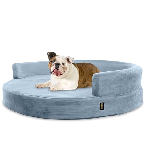 Kopeks Deluxe Orthopedic Memory Foam Round Sofa Lounge Dog Bed Large