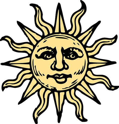 Free Vector Graphic Sun Summer Solstice Pagan Free Image On